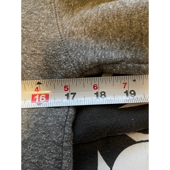 JORDAN TRAINED HOODIE SIZE SMALL CUT OFF KANGAROO POCKET RIBBED HEM - Picture 5 of 7